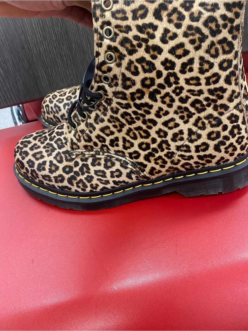 Dr. Martens bold leopard